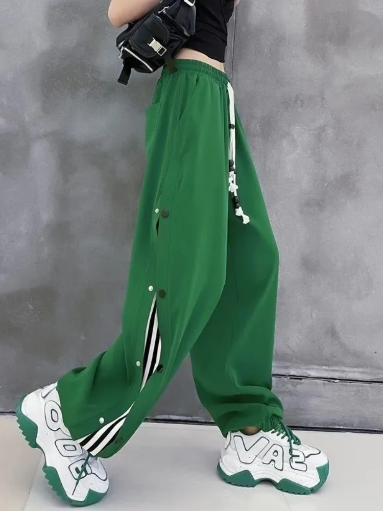 Fashion Loose Wide Leg Pants Women Casual High Waist Elastic Sweatpants Female Summer Vintage Lace Up Straight Trousers New
Fashion Loose Wide Leg Pants Women Casual High Waist Elastic Sweatpants Female Summer Vintage Lace Up Straight Trousers New
