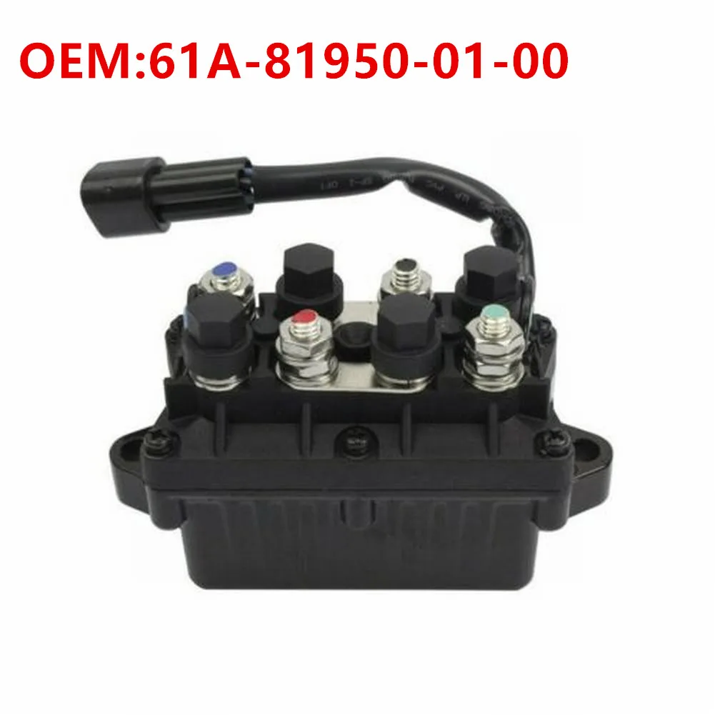 Boat Equippments 4 Stroke Relay Boat Power Trim Tilt Relay 3 Pin 12V For YMH Outboard 60HP-250HP 61A-81950-01-00 Realy Parts
Boat Equippments 4 Stroke Relay Boat Power Trim Tilt Relay 3 Pin 12V For YMH Outboard 60HP-250HP 61A-81950-01-00 Realy Parts