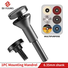 1PC Mounting Mandrel Fit Circular Saw Blade Die Grinder Connecting Rod Adapter With 6/10mm Screw Nut For Drill Rotary Tools
