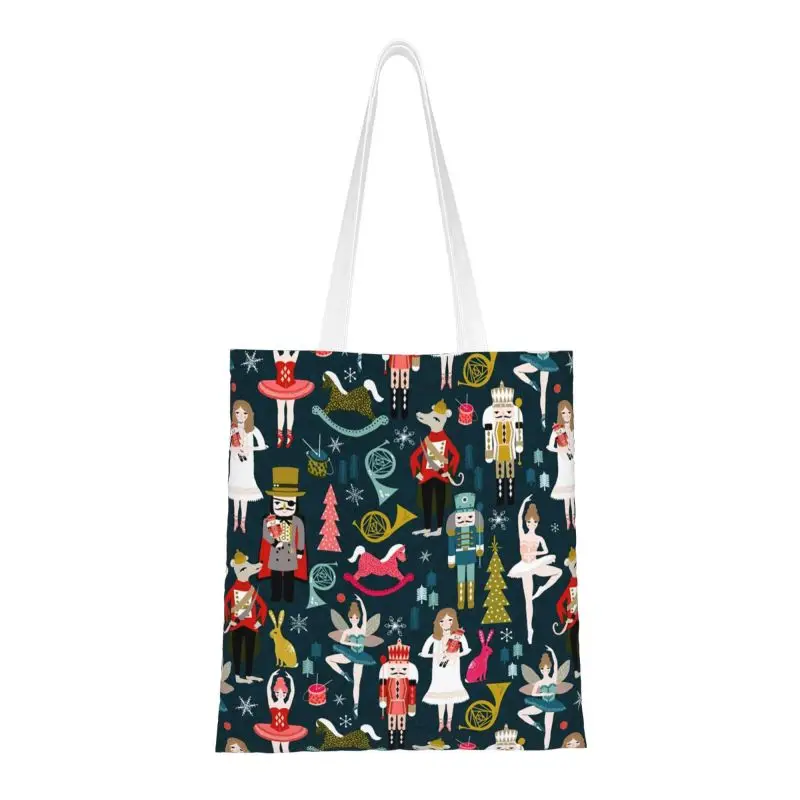 The Nutcracker Ballet By Andrea Groceries Shopping Bag Custom Print Canvas Shopper Tote Shoulder Bags Ballet Christmas Handbag
The Nutcracker Ballet By Andrea Groceries Shopping Bag Custom Print Canvas Shopper Tote Shoulder Bags Ballet Christmas Handbag