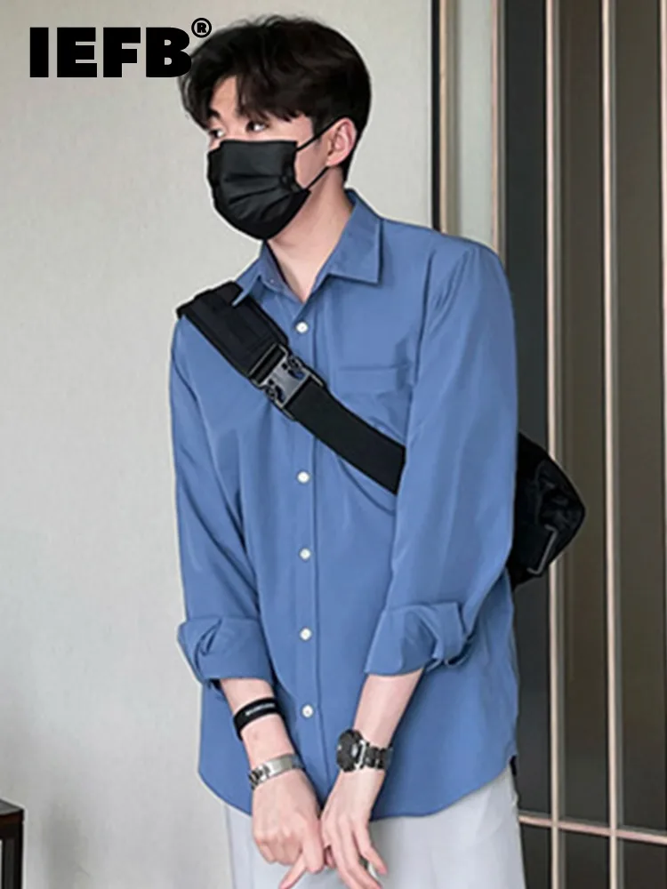 IEFB Long Sleeve Men's Shirt Autumn Korean Fashion Loose Casual Solid Color 2023 Long Sleeve Single Breasted Male Tops 9A5213
IEFB Long Sleeve Men's Shirt Autumn Korean Fashion Loose Casual Solid Color 2023 Long Sleeve Single Breasted Male Tops 9A5213