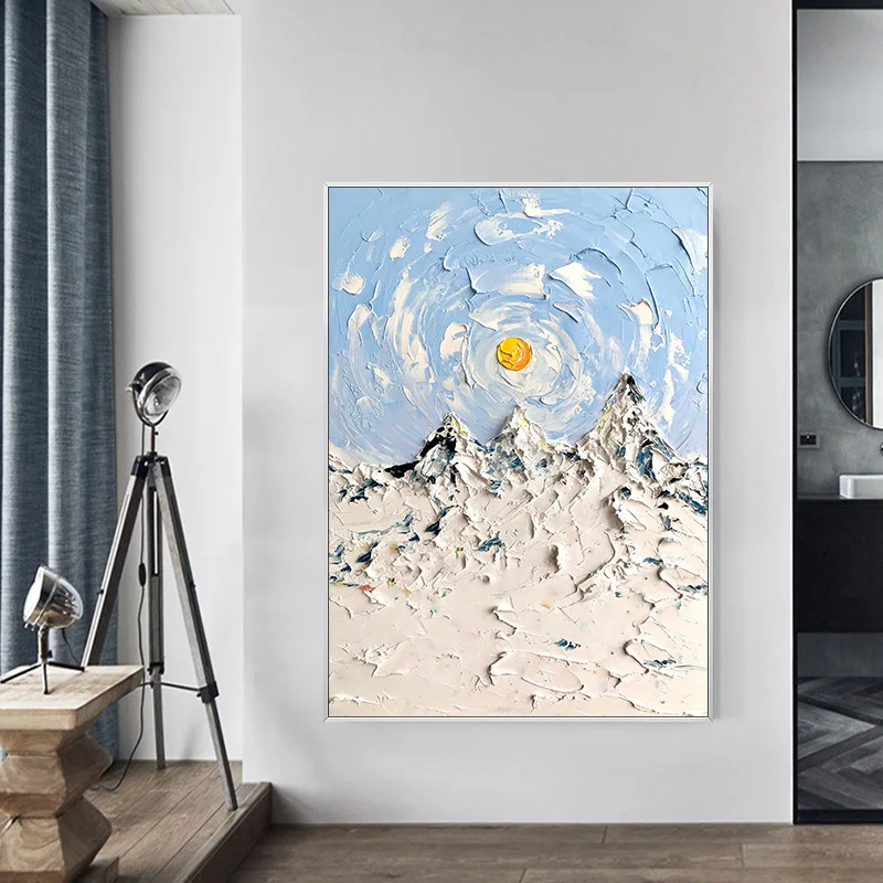 Hand-painted Wall Art Decoration Oil Painting On Canvas Thick Oil Texture Beach Wave Knife Painting For Home Decor No Framed
Hand-painted Wall Art Decoration Oil Painting On Canvas Thick Oil Texture Beach Wave Knife Painting For Home Decor No Framed