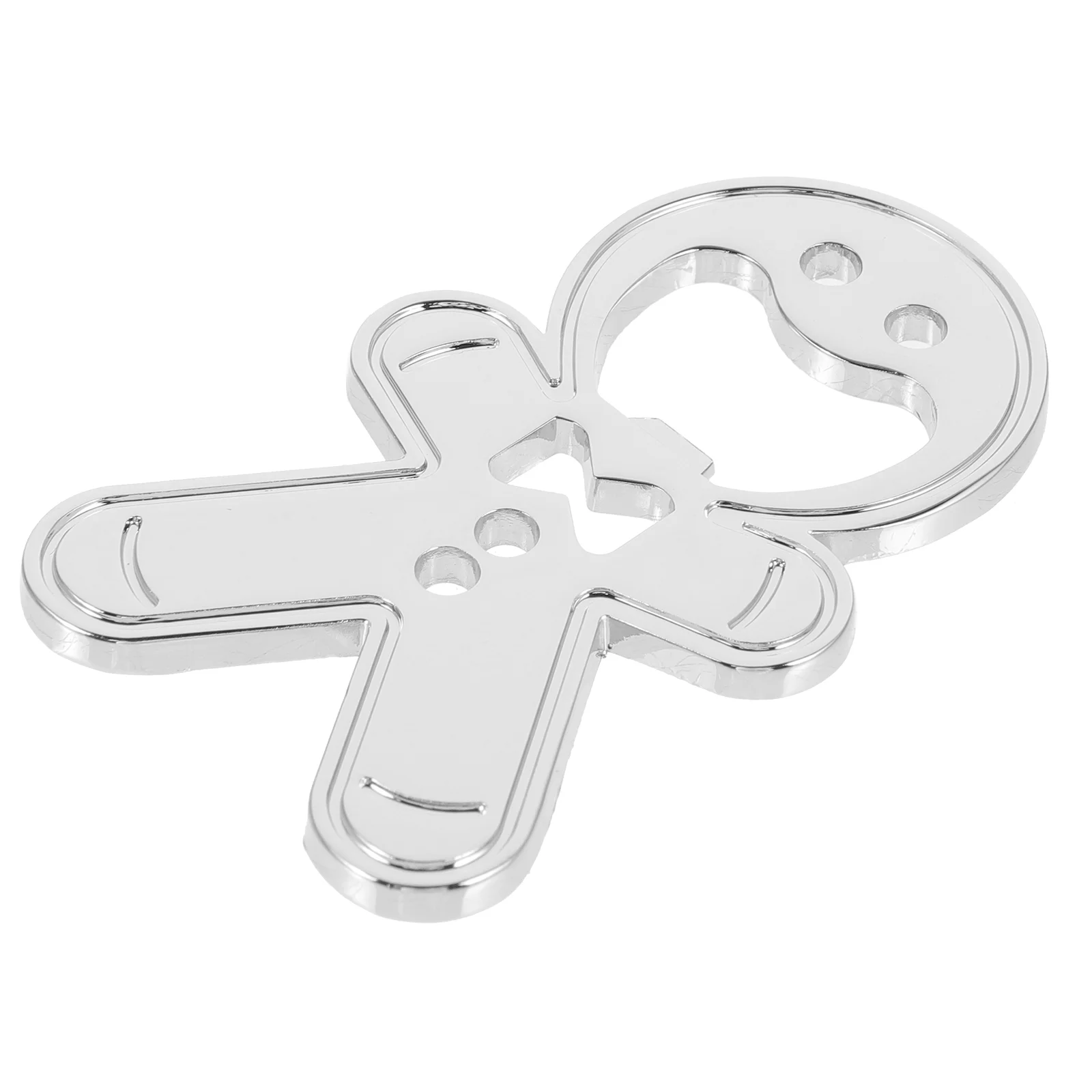 

Gingerbread Man Bottle Opener Creative Beer Kitchen Stainless Steel Christmas Opening Tool Cute Theme Party Portable