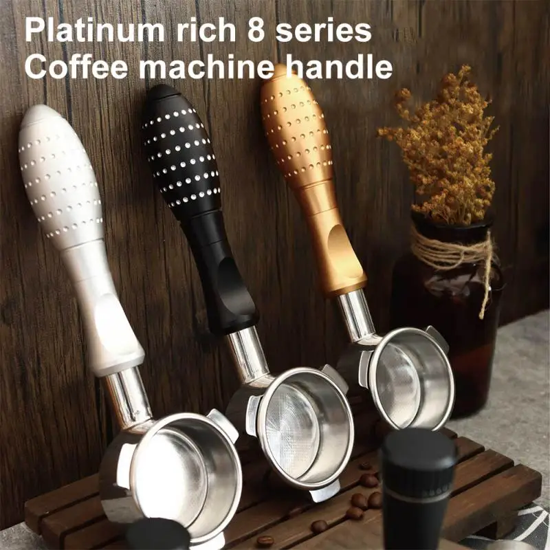 54mm Pressurized Coffee Handle Stainless steel platinum rich Coffee machine parts Professional Coffee Handle BottomlessHousewear
54mm Pressurized Coffee Handle Stainless steel platinum rich Coffee machine parts Professional Coffee Handle BottomlessHousewear