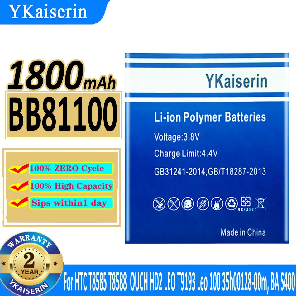 Аккумулятор ykaisin для HTC T8585 T8588, для HTC TOUCH HD2 LEO T9193 Leo 100 35h00128-00m, батареи BA S400
Аккумулятор ykaisin для HTC T8585 T8588, для HTC TOUCH HD2 LEO T9193 Leo 100 35h00128-00m, батареи BA S400