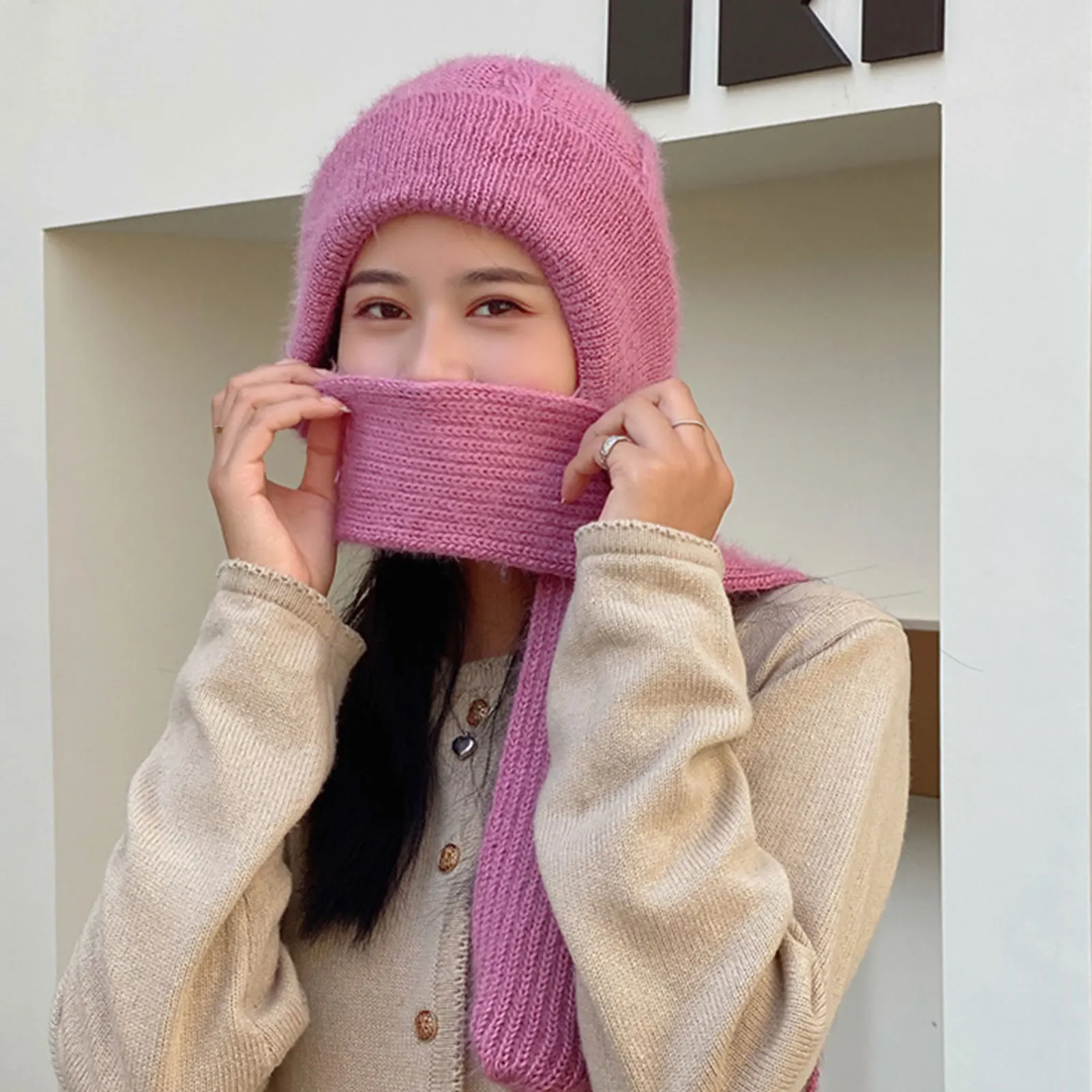 New 2-in-1 Multi-Functional Hat Scarf with Breathable Knitting Thickened Design for Christmas Thanksgiving Day Gifts
New 2-in-1 Multi-Functional Hat Scarf with Breathable Knitting Thickened Design for Christmas Thanksgiving Day Gifts