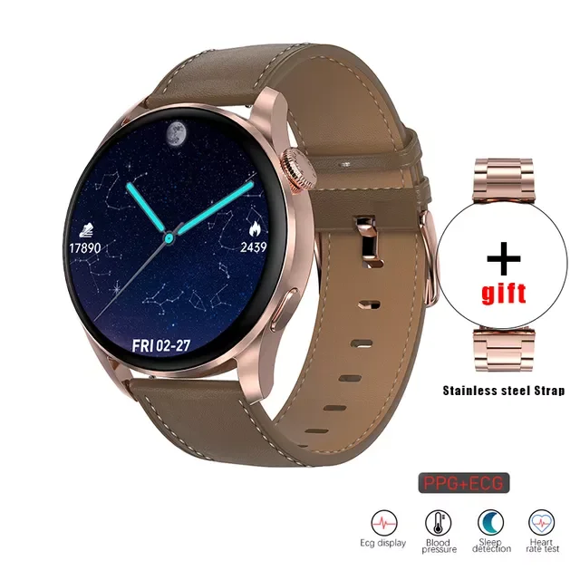 New ECG+PPG Smart Watch Men Wireless Charging IP68 Waterproof Luxurious Ladies Smartwatch For Huawei Watches Support Hebrew
New ECG+PPG Smart Watch Men Wireless Charging IP68 Waterproof Luxurious Ladies Smartwatch For Huawei Watches Support Hebrew