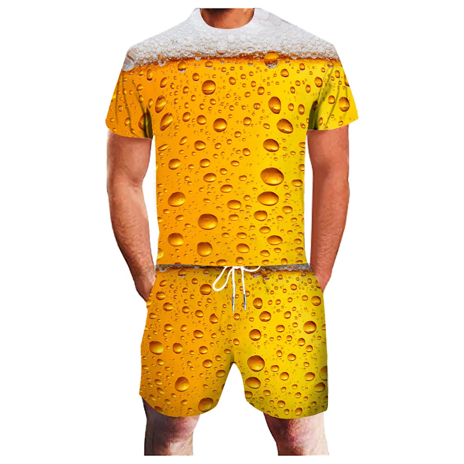 Sportswear Matching Set Summer 3d Beer Printed Running Two Piece Set Leisure Men'S Sports Fitness Suit Men Casual Daily Wear Set
Sportswear Matching Set Summer 3d Beer Printed Running Two Piece Set Leisure Men'S Sports Fitness Suit Men Casual Daily Wear Set