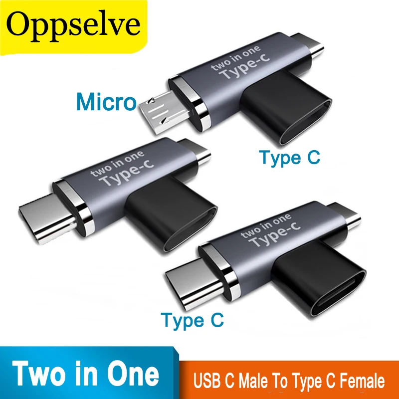 2 in 1 Dual Type C Adapter For Samsung S22 Ultra OTG USB C Male To Type-C Female Convertor Cable Connector For Huawei Xiaomi 11t
2 in 1 Dual Type C Adapter For Samsung S22 Ultra OTG USB C Male To Type-C Female Convertor Cable Connector For Huawei Xiaomi 11t