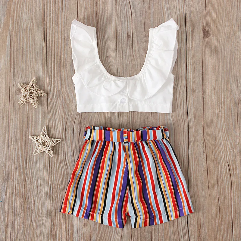 Baby Girls Clothes Sets Summer 0 1 2 Years Old Toddler Fashion Cotton Vest Shorts 2pcs Tracksuits For Newborn Infant Beach Suits
Baby Girls Clothes Sets Summer 0 1 2 Years Old Toddler Fashion Cotton Vest Shorts 2pcs Tracksuits For Newborn Infant Beach Suits