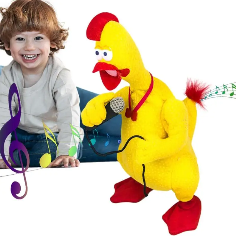 Интерактивная электрическая игрушка-курица для младенцев, пива, пения, электрическая игрушка-кукла для детей
Интерактивная электрическая игрушка-курица для младенцев, пива, пения, электрическая игрушка-кукла для детей
