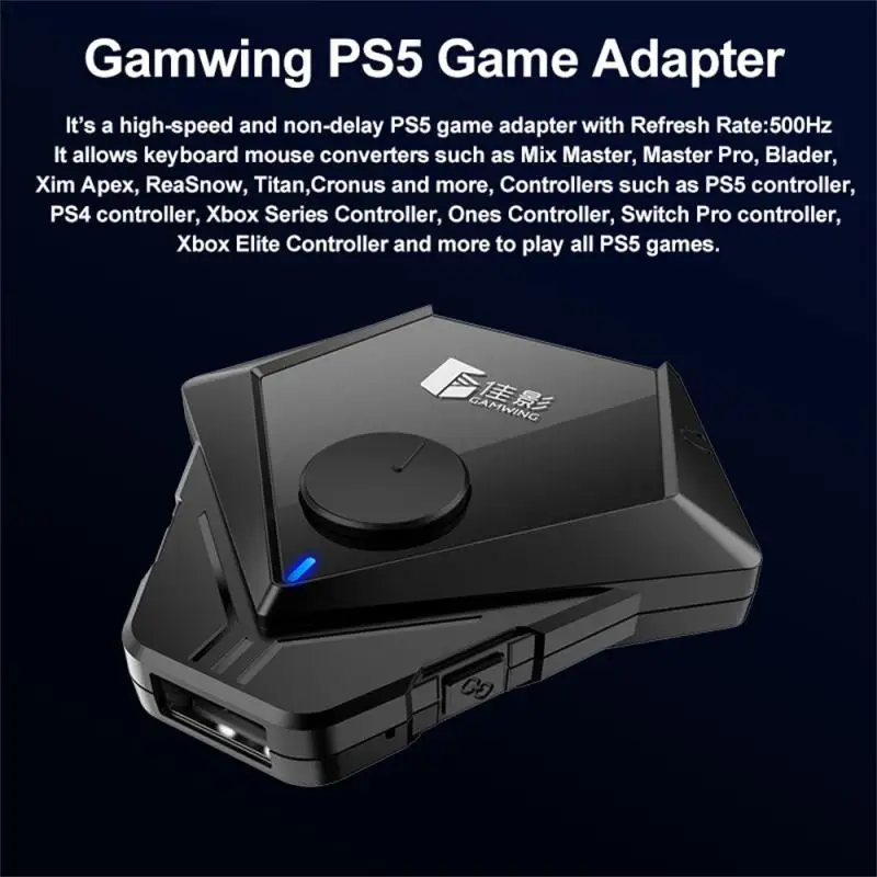 Mobile Game Keyboard And Mouse Adapter PS4/PS5 PUB-G/Ca-ll Of Duty Controller Converter Wired/Wireless Accessories For Android
Mobile Game Keyboard And Mouse Adapter PS4/PS5 PUB-G/Ca-ll Of Duty Controller Converter Wired/Wireless Accessories For Android