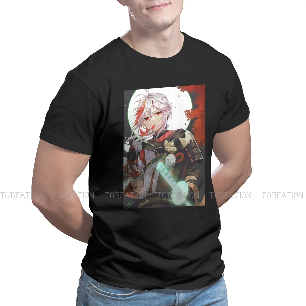 Genshin Impact Game Paimon 100% Cotton TShirts Kazuha and the Moon Print Homme T Shirt New Trend Tops Size S-6XL
Genshin Impact Game Paimon 100% Cotton TShirts Kazuha and the Moon Print Homme T Shirt New Trend Tops Size S-6XL