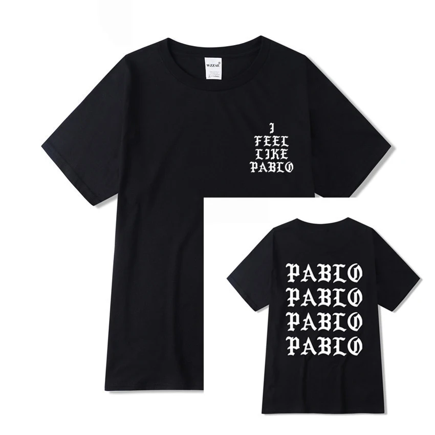 Kanye West Pablo T Shirt Men I Feel Like Paul Print Short Sleeves Anti Season 3 T-Shirt Hip Hop Social Club Rapper T-shirt
Kanye West Pablo T Shirt Men I Feel Like Paul Print Short Sleeves Anti Season 3 T-Shirt Hip Hop Social Club Rapper T-shirt