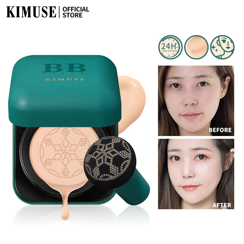 KIMUSE BB Air Cushion Foundation Mushroom Head Foundation Cream for Face Makeup Cosmetics Waterproof Brighten Face Base Tone
KIMUSE BB Air Cushion Foundation Mushroom Head Foundation Cream for Face Makeup Cosmetics Waterproof Brighten Face Base Tone