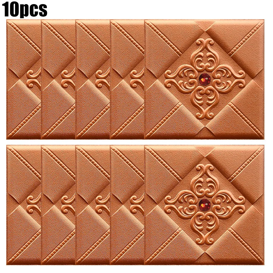 10Pcs Wall Stickers Kit PE Foam 3D Tile Waterproof Brick Wall Sticker Self-adhesive Foam Panel 30*30cm Home Decoration
10Pcs Wall Stickers Kit PE Foam 3D Tile Waterproof Brick Wall Sticker Self-adhesive Foam Panel 30*30cm Home Decoration