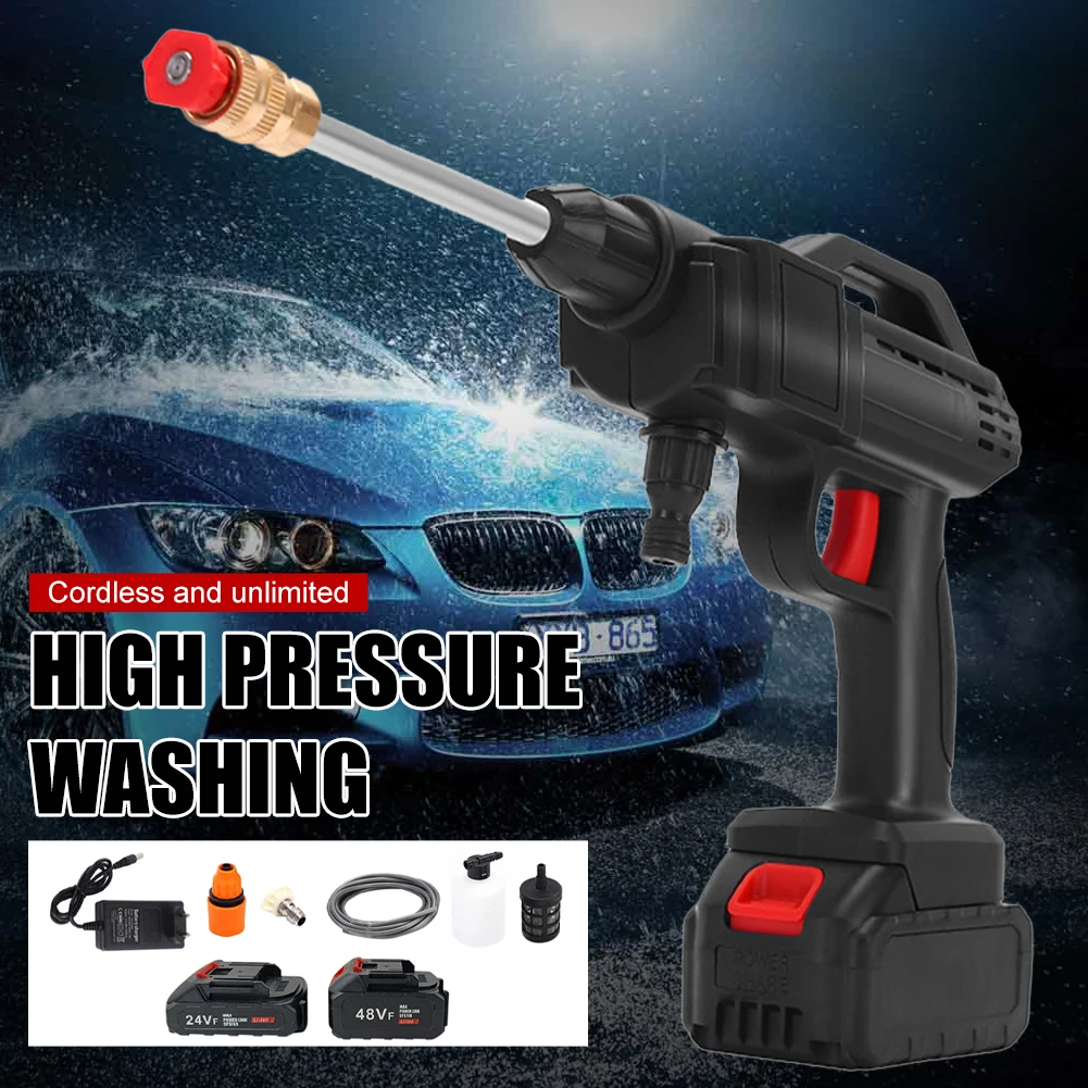 High-pressure Water Gun for Household Use on Wireless Car Washing Locomotive Portable Rechargeable 600W Car Cleaner 24/48V
High-pressure Water Gun for Household Use on Wireless Car Washing Locomotive Portable Rechargeable 600W Car Cleaner 24/48V