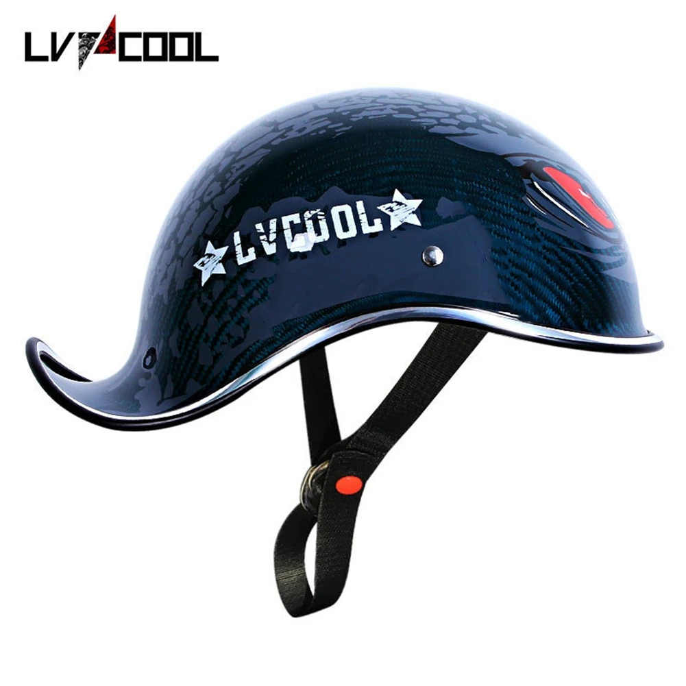 Real Carbon Fiber Baseball Cap Helmet Motorcycle Vintage Retro Helmets for Cruiser Chopper Women Men D
Real Carbon Fiber Baseball Cap Helmet Motorcycle Vintage Retro Helmets for Cruiser Chopper Women Men D