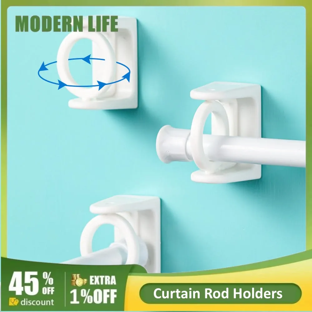 2pcs Adjustable Curtain Rod Clip Self Adhesive Clamp Hook Curtain Rod Holder Wall Bracket Holder Nail-Free Wall Hanging Clip
2pcs Adjustable Curtain Rod Clip Self Adhesive Clamp Hook Curtain Rod Holder Wall Bracket Holder Nail-Free Wall Hanging Clip