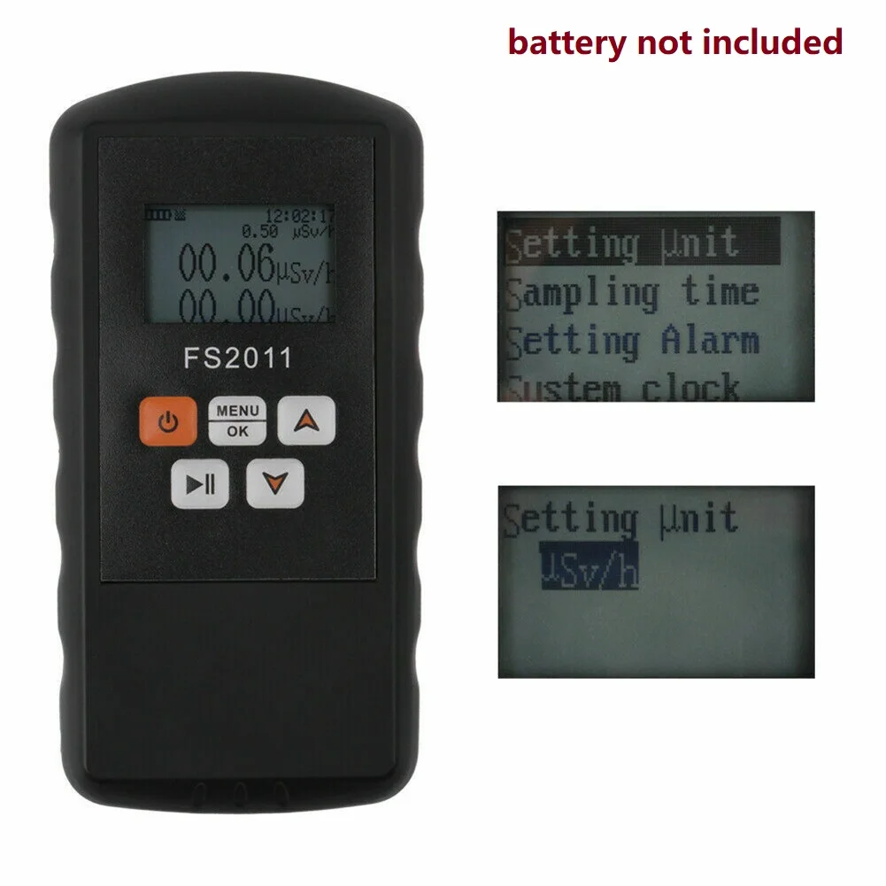 Radiation Detector FS2011 Geiger Counter Β Γ Χ Nuclear Radiation Detector Dosimeter Meter 50KVE-1.5MEV Handheld Portable 0.01μSv
Radiation Detector FS2011 Geiger Counter Β Γ Χ Nuclear Radiation Detector Dosimeter Meter 50KVE-1.5MEV Handheld Portable 0.01μSv