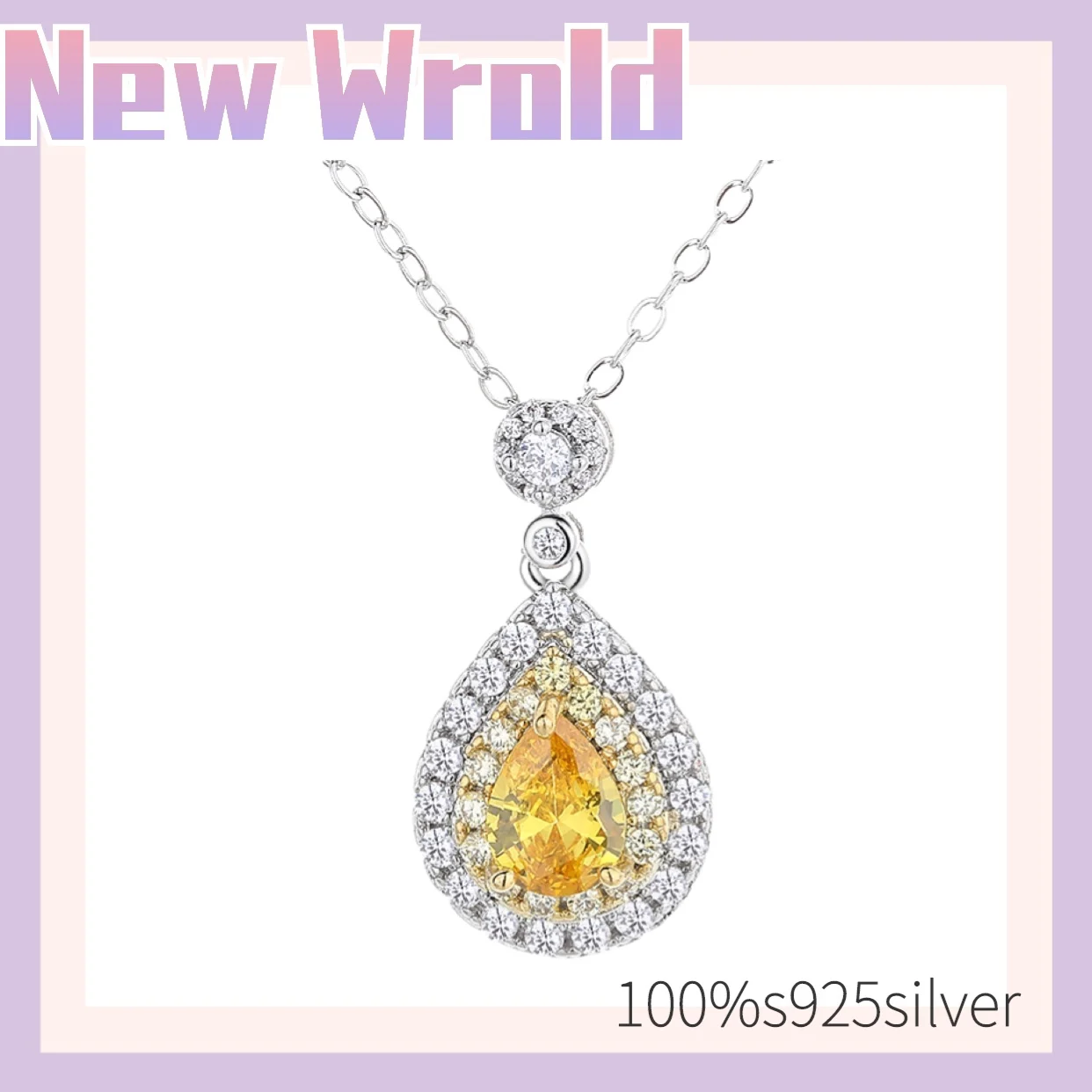 Женское ожерелье из серебра 925 пробы, с разноцветными кристаллами
Женское ожерелье из серебра 925 пробы, с разноцветными кристаллами