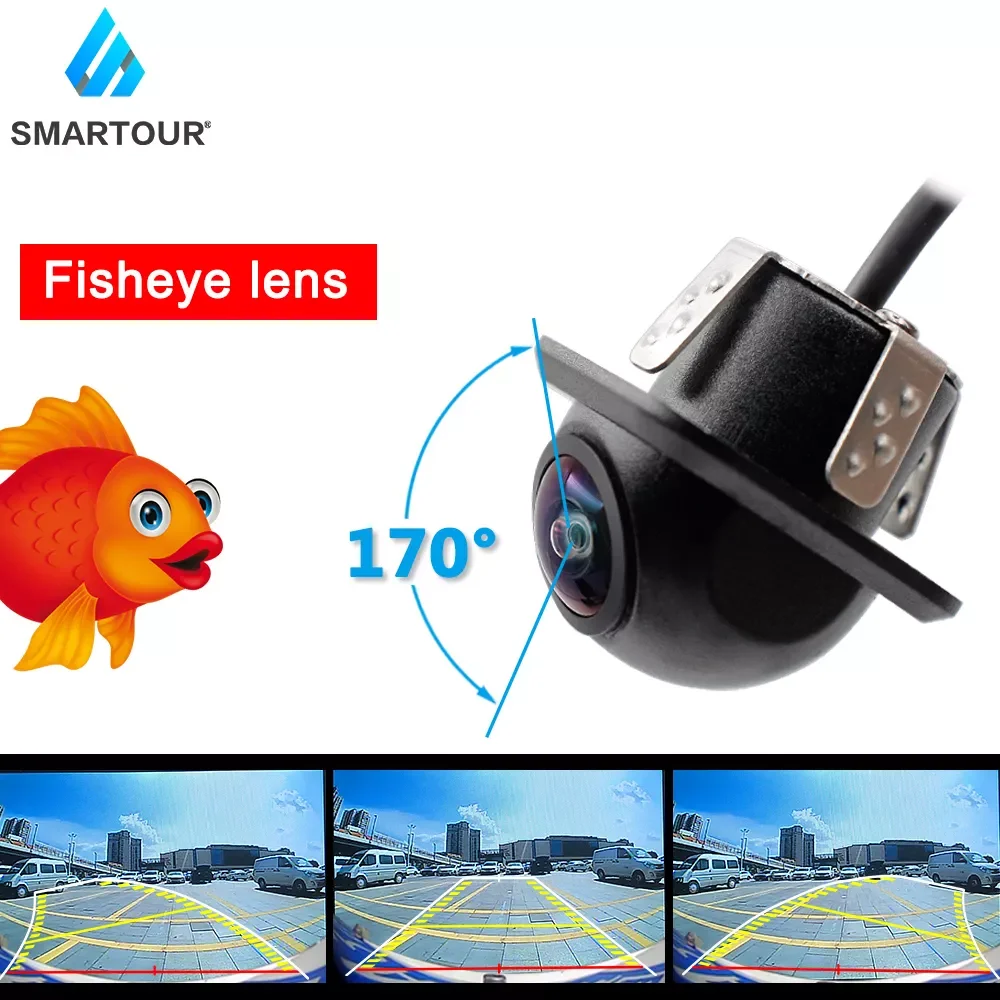 CCD Fisheye Lens Dynamic trajectory Car Camera Rear View Wide Angle Reversing Backup Camera Night Vision Parking Assist
CCD Fisheye Lens Dynamic trajectory Car Camera Rear View Wide Angle Reversing Backup Camera Night Vision Parking Assist