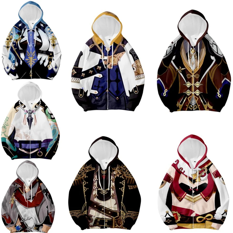Genshin's influence disguised Unisex 3D hooded jacket jacket with hoodie on the lightning bolt
Genshin's influence disguised Unisex 3D hooded jacket jacket with hoodie on the lightning bolt