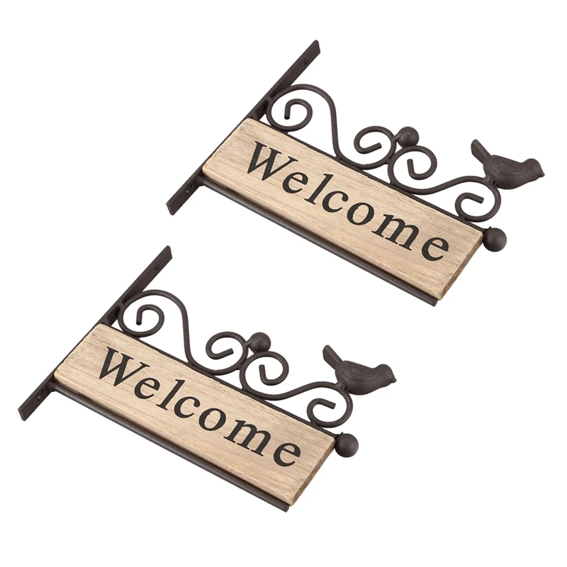 2X Retro Vintage Plaque Wood Bird Welcome Door Sign For Bar Cafe Shop Store Wall Mounting Sign
2X Retro Vintage Plaque Wood Bird Welcome Door Sign For Bar Cafe Shop Store Wall Mounting Sign