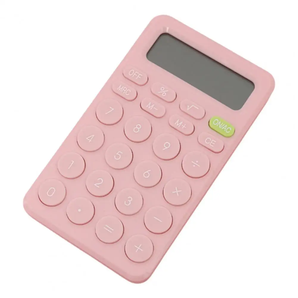 Mini Calculator Big Button Non-slip Base Arithmetic Portable 8-Digit Desktop Handheld Small Calculator for Student
Mini Calculator Big Button Non-slip Base Arithmetic Portable 8-Digit Desktop Handheld Small Calculator for Student