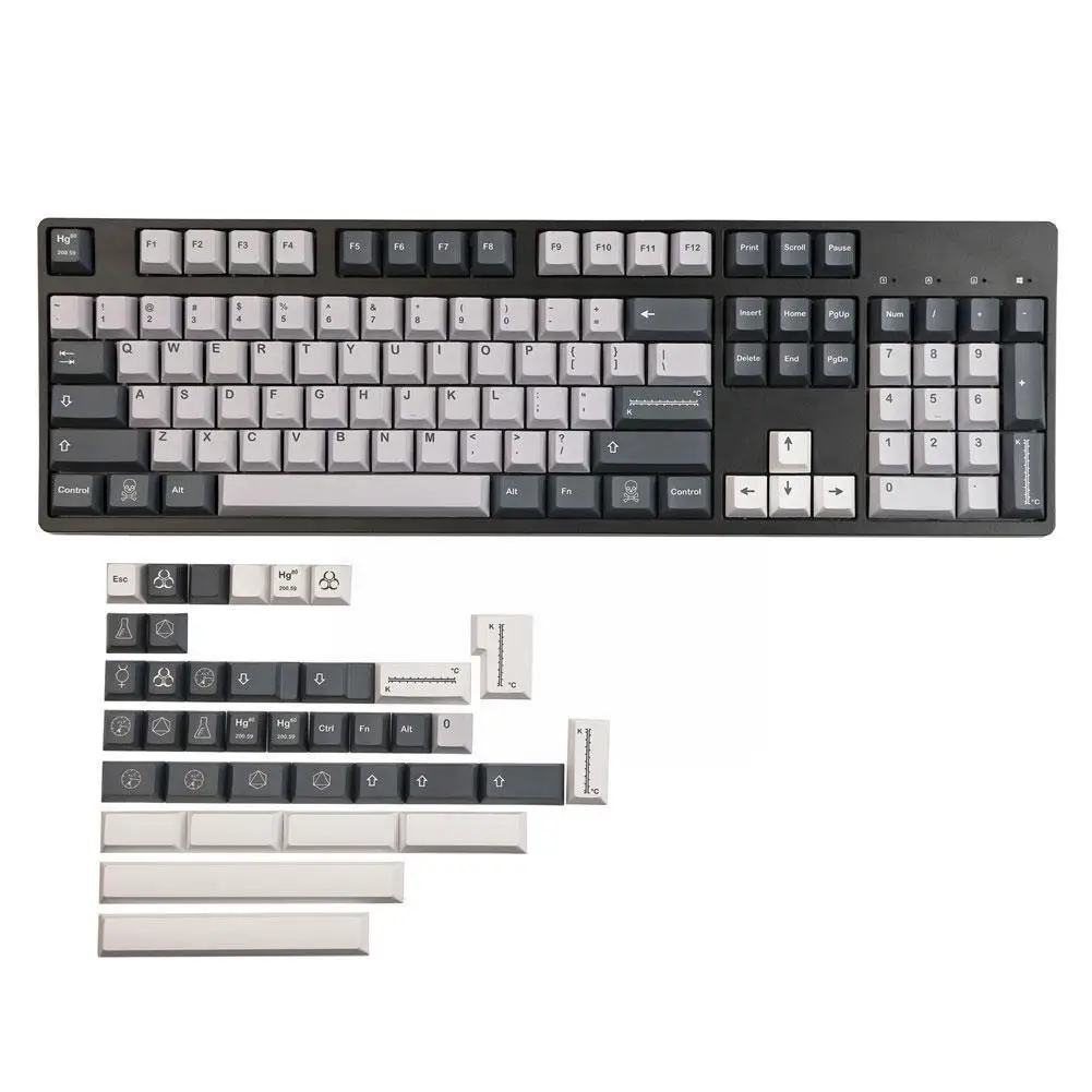140 клавиш GMK Mercury Keycaps Profile PBT, механическая клавиатура с сублимационной печатью, Keycap для MX Switch 61/64/87/104/980 I7L7
140 клавиш GMK Mercury Keycaps Profile PBT, механическая клавиатура с сублимационной печатью, Keycap для MX Switch 61/64/87/104/980 I7L7