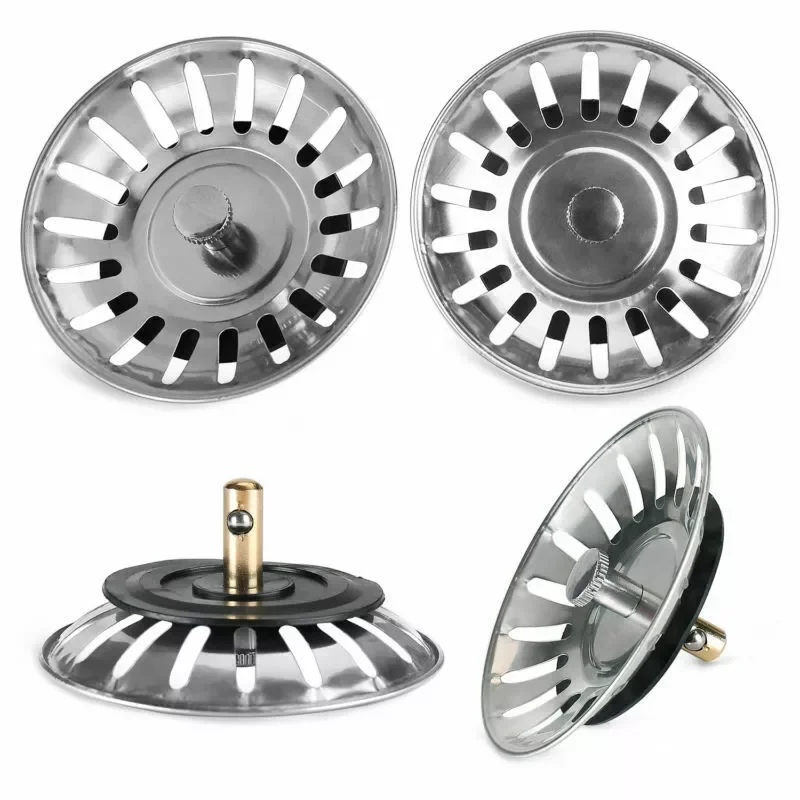 1PC Stainless Steel Waste Plug Sink Filter Hair Catcher Drains Kitchen Sink Strainer Stopper Bathroom Tools Kitchen Accessories
1PC Stainless Steel Waste Plug Sink Filter Hair Catcher Drains Kitchen Sink Strainer Stopper Bathroom Tools Kitchen Accessories