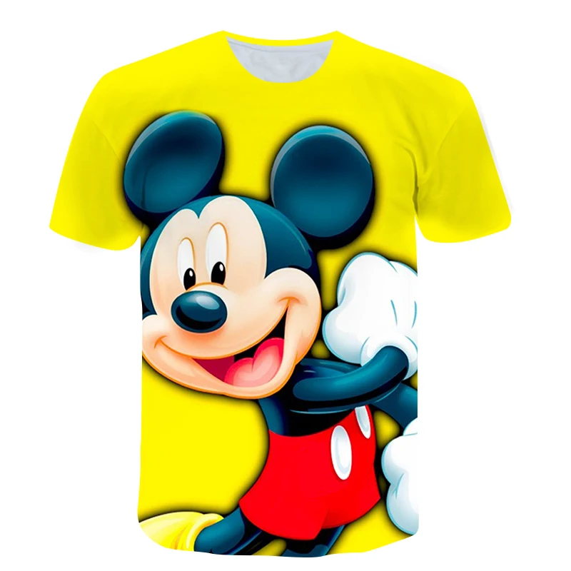 Disney Mickey Mouse Boys And Girls 3D printing T Shirt Summer Cartoon Animation Kids Clothes Baby New Comfortable O-Neck T-Shirt
Disney Mickey Mouse Boys And Girls 3D printing T Shirt Summer Cartoon Animation Kids Clothes Baby New Comfortable O-Neck T-Shirt
