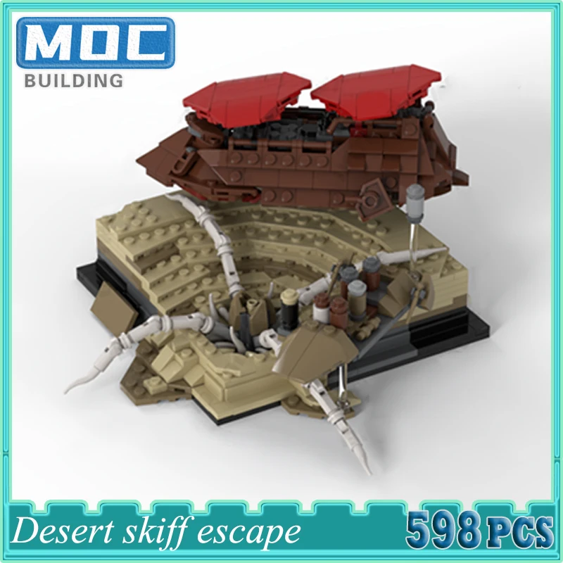 Star Movie Military Series Micro Diorama Escape from Jabbaer Desert skiff escape Starship Model Building Blocks Toys Kids Gifts
Star Movie Military Series Micro Diorama Escape from Jabbaer Desert skiff escape Starship Model Building Blocks Toys Kids Gifts
