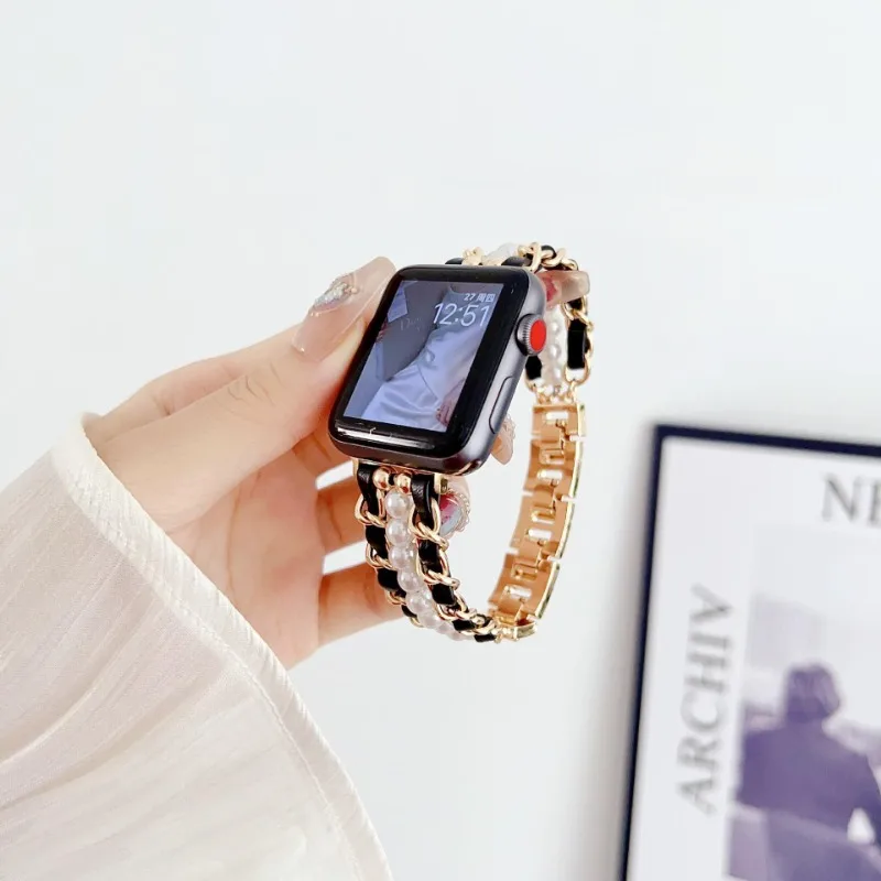 Strap For Apple Watch Ultra 49mm Band chain 45mm 41mm 38 42mm 40 44mm Bracelet Steel luxury iWatch series 8 7 6 se 5 4 3 Correa
Strap For Apple Watch Ultra 49mm Band chain 45mm 41mm 38 42mm 40 44mm Bracelet Steel luxury iWatch series 8 7 6 se 5 4 3 Correa