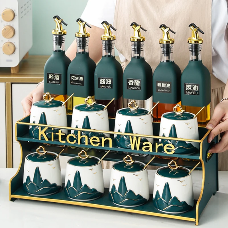 Sealing Salt Pepper Container Fashion Ceramics Olive Dispenser Oil Bottle Seasoning Herbs Utensilios Kitchen Decoration ZLXP
Sealing Salt Pepper Container Fashion Ceramics Olive Dispenser Oil Bottle Seasoning Herbs Utensilios Kitchen Decoration ZLXP