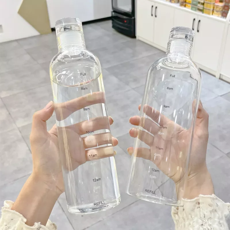 2022New Large Capacity Glass Bottle With Time Marker Cover For Water Drinks Transparent Milk Juice Simple Cup Birthday Gift
2022New Large Capacity Glass Bottle With Time Marker Cover For Water Drinks Transparent Milk Juice Simple Cup Birthday Gift