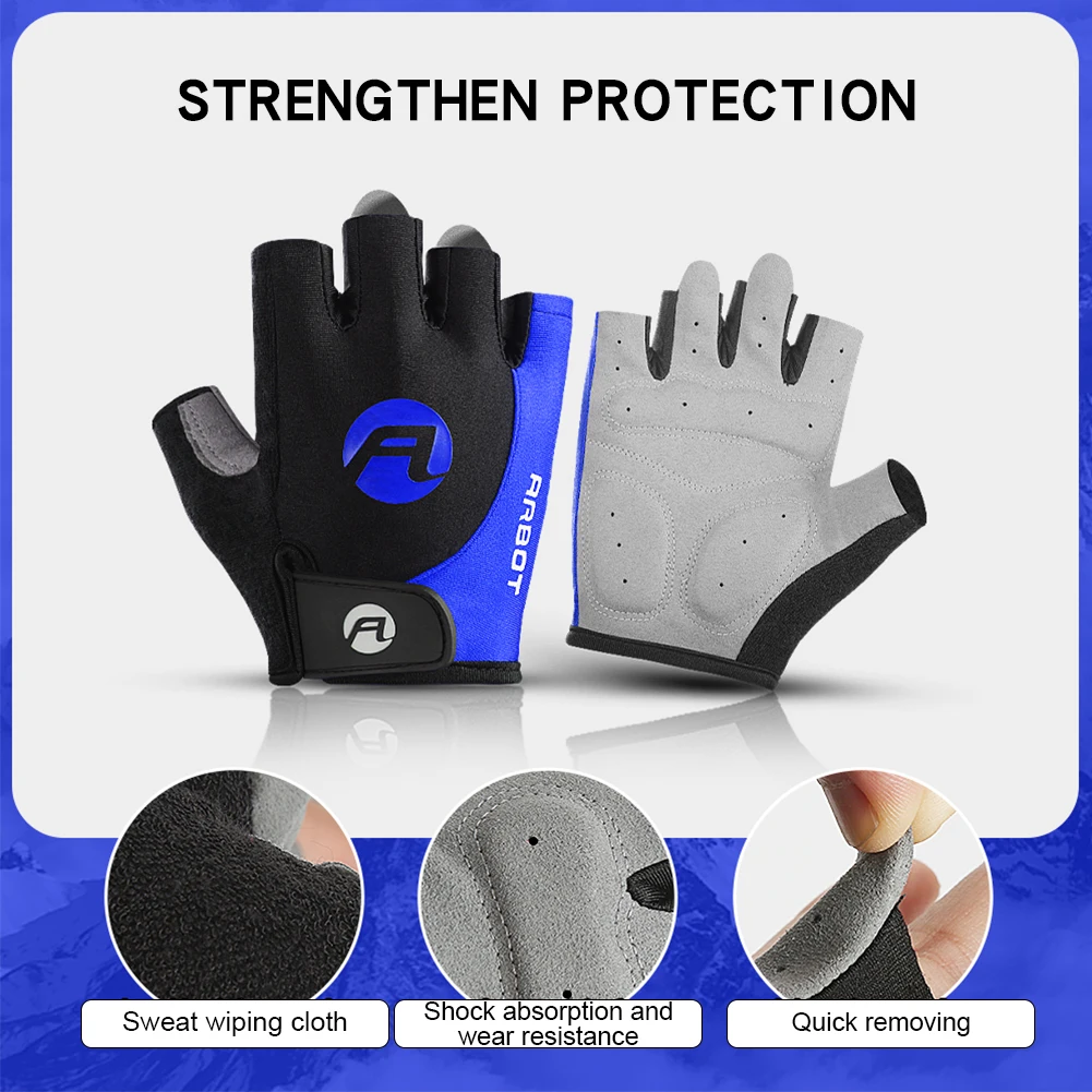 1Pair Cycling Gloves Anti-Slip Bicycle Gloves for Men Women Breathable Shock-Absorbing Padded Glove Half Finger for Gym Fitness
1Pair Cycling Gloves Anti-Slip Bicycle Gloves for Men Women Breathable Shock-Absorbing Padded Glove Half Finger for Gym Fitness