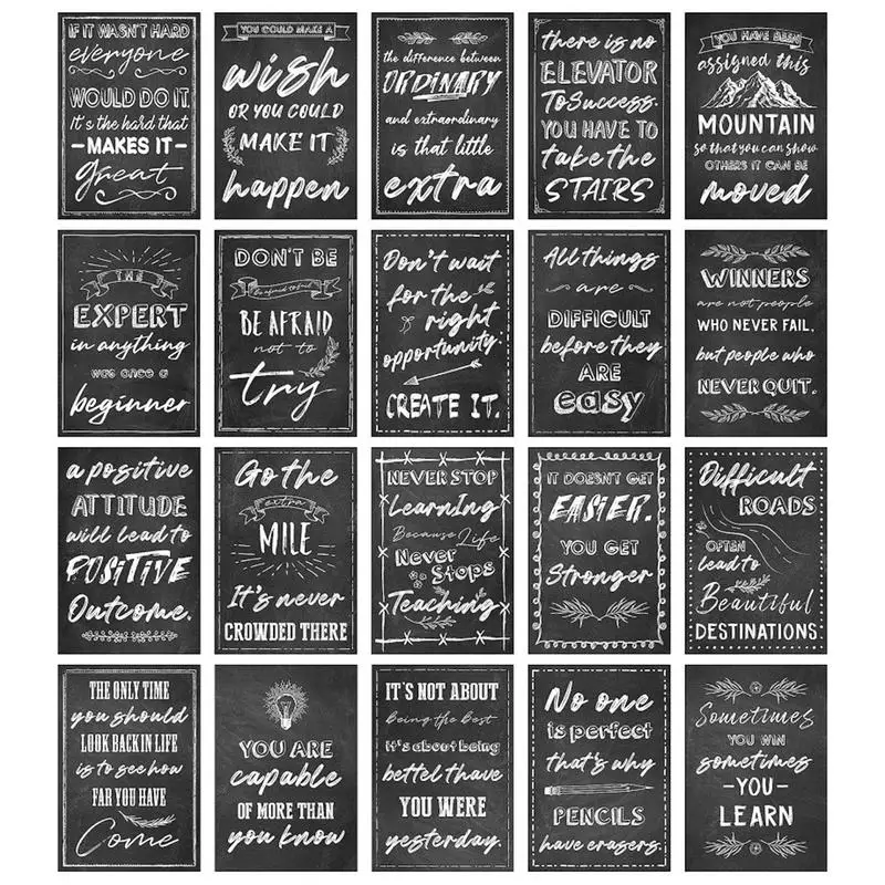 Classroom Motivational Posters 20Pcs Motivational Posters In Chalkboard Design Inspirational Quotes Posters Wall Art For
Classroom Motivational Posters 20Pcs Motivational Posters In Chalkboard Design Inspirational Quotes Posters Wall Art For