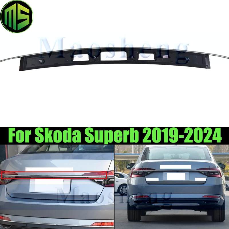 Хромированная накладка на крышку багажника Maosheng для Skoda Superb 2019-2024, декоративная накладка на крышку багажника, панель отделки задней двери
Хромированная накладка на крышку багажника Maosheng для Skoda Superb 2019-2024, декоративная накладка на крышку багажника, панель отделки задней двери