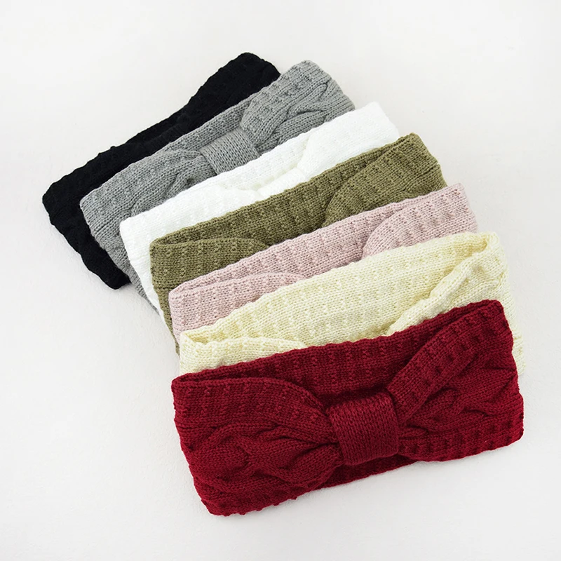 Winter Knitted Headbands For Women Warm Woolen Knitting Ear Warmer Crochet Bow Turban Headwear Girls Hair Band Hair Accessories
Winter Knitted Headbands For Women Warm Woolen Knitting Ear Warmer Crochet Bow Turban Headwear Girls Hair Band Hair Accessories