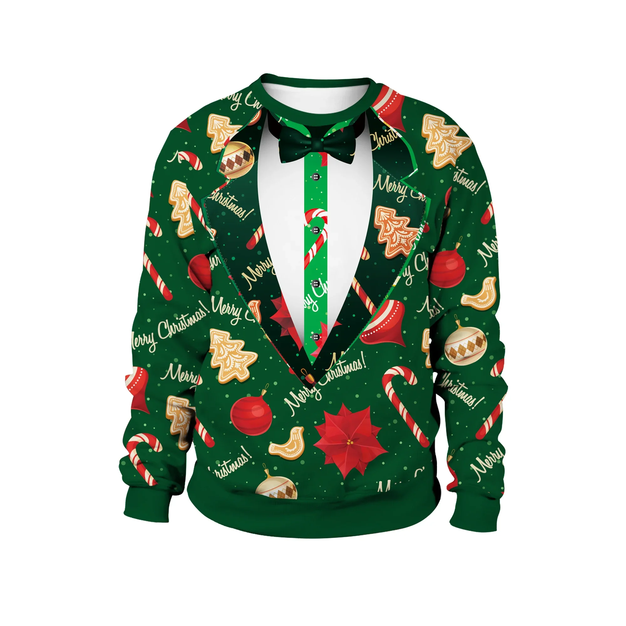 Christmas Sweater Funny Cute Novely Xmas Print Green Jumper Casual Holiday Family Party Pullover Gifts Women Men Sweatshirts
Christmas Sweater Funny Cute Novely Xmas Print Green Jumper Casual Holiday Family Party Pullover Gifts Women Men Sweatshirts