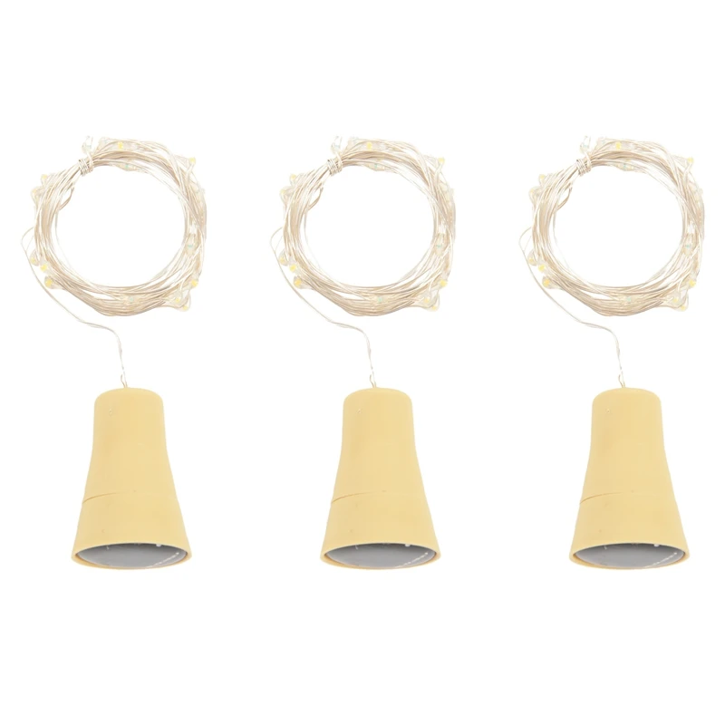 New-3PCS Solar 2M LED Cork Shaped 20 LED Night Fairy String Light Kork Solarbetrieben Licht Wine Bottle Lamp Warm White
New-3PCS Solar 2M LED Cork Shaped 20 LED Night Fairy String Light Kork Solarbetrieben Licht Wine Bottle Lamp Warm White