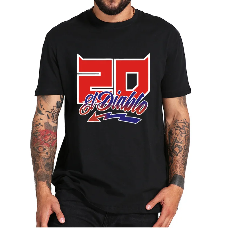 Fabio Quartararo T-Shirt El Diablo World Motorcycle Rider Casual Sport Tee Shirt Tops Short Sleeve 100% Cotton EU Size
Fabio Quartararo T-Shirt El Diablo World Motorcycle Rider Casual Sport Tee Shirt Tops Short Sleeve 100% Cotton EU Size