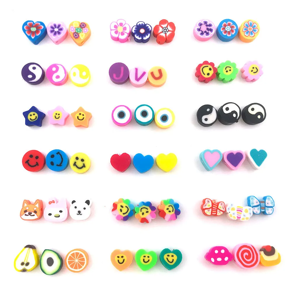 9mm Polymer Clay Beads For Jewelry Making Soft Ceramic Beads Loose Spacers DIY Bracelet Accessories Supplies
9mm Polymer Clay Beads For Jewelry Making Soft Ceramic Beads Loose Spacers DIY Bracelet Accessories Supplies