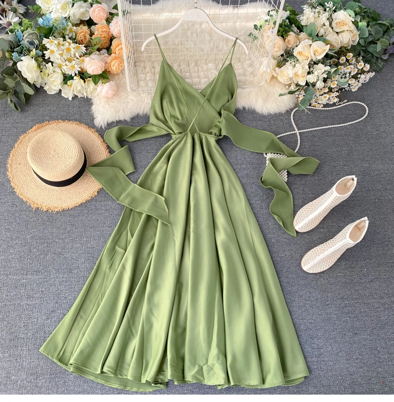 Женское летнее платье на бретелях, Крутое и модное
Женское летнее платье на бретелях, Крутое и модное