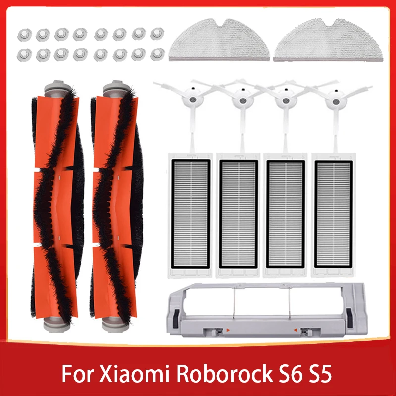 Mopping Cloths Main Brush White HEPA Filter for Xiaomi Roborock S6 S5 S60 S65 S5 S50 S55 E25 E35 Vacuum Parts Accessories
Mopping Cloths Main Brush White HEPA Filter for Xiaomi Roborock S6 S5 S60 S65 S5 S50 S55 E25 E35 Vacuum Parts Accessories