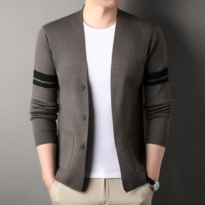 Knitted Cardigan Men's Thin 2023 Spring and Autumn Season New Casual Middle-aged and Young Shawl Sweater, Outer Wearing Sweater
Knitted Cardigan Men's Thin 2023 Spring and Autumn Season New Casual Middle-aged and Young Shawl Sweater, Outer Wearing Sweater