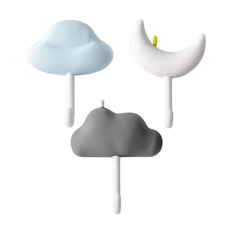 Adhesive Hooks Self-Adhesive Hooks Wall Hanger Shower Cute Stick On Wall Hook 3pcs Reusable For Outdoor Garage Closet Wall
Adhesive Hooks Self-Adhesive Hooks Wall Hanger Shower Cute Stick On Wall Hook 3pcs Reusable For Outdoor Garage Closet Wall