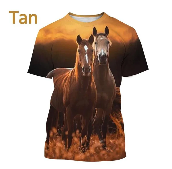 Novelty Fashion Animal Horse 3D Printed T Shirt Men's Casual Harajuku Style Streetwear Pullover Top Tee
Novelty Fashion Animal Horse 3D Printed T Shirt Men's Casual Harajuku Style Streetwear Pullover Top Tee
