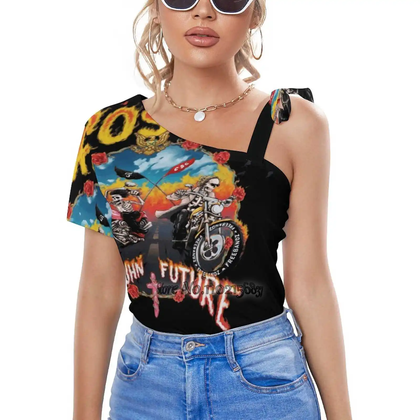 Женская футболка с принтом Saint Jhn Future Roses Tour 2020, летние пикантные топы, уличная одежда, футболка, корейские Топы Saint Jhn
Женская футболка с принтом Saint Jhn Future Roses Tour 2020, летние пикантные топы, уличная одежда, футболка, корейские Топы Saint Jhn